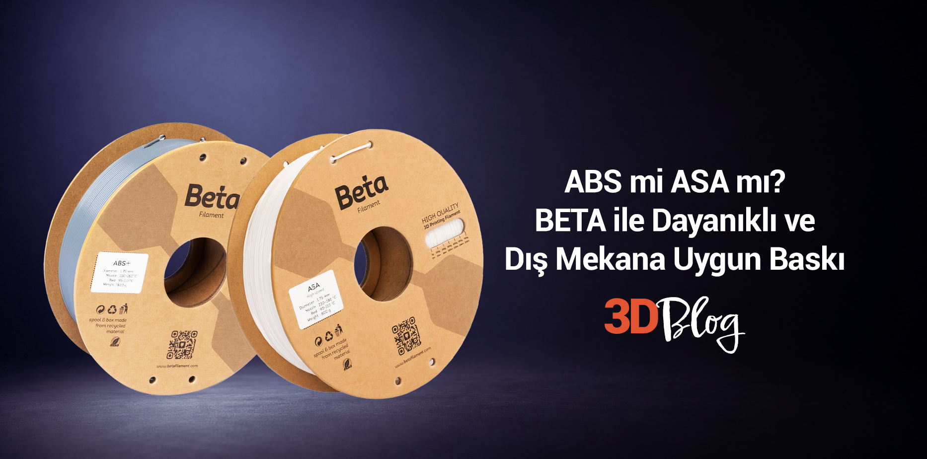ABS mi ASA mı? BETA ile Dayanıklı ve Dış Mekana Uygun Baskı