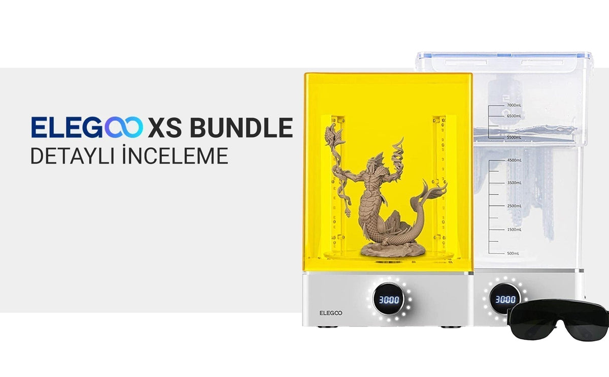 Elegoo Mercury XS Bundle Yıkama Kürleme İnceleme + Kalibrasyon