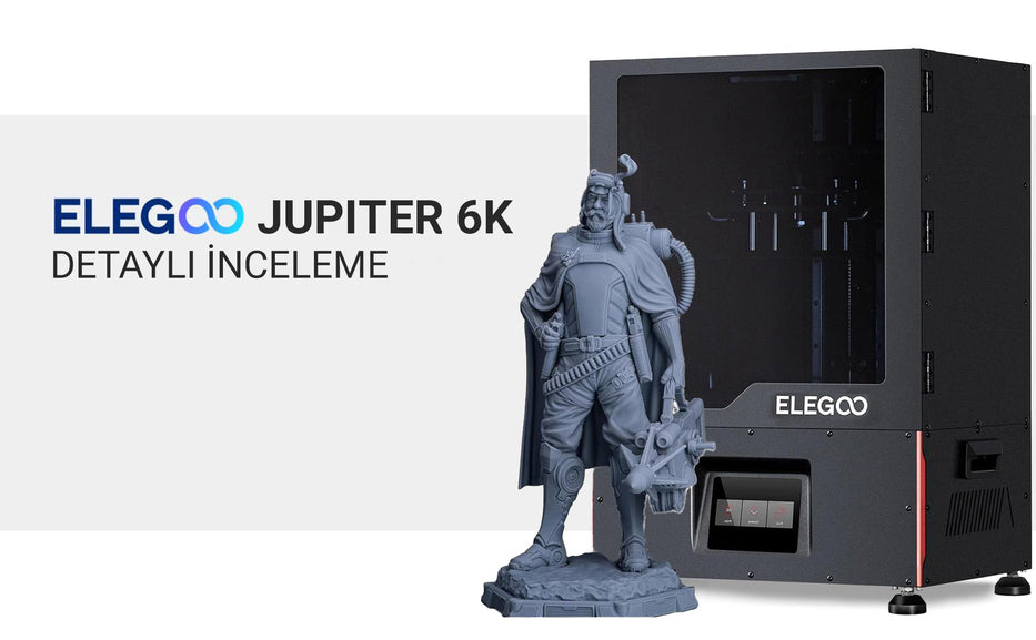Elegoo Jupiter 6K Reçineli 3D Yazıcı