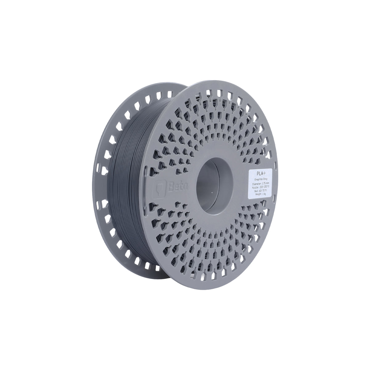 Beta PLA+ Filament Graphite Gray