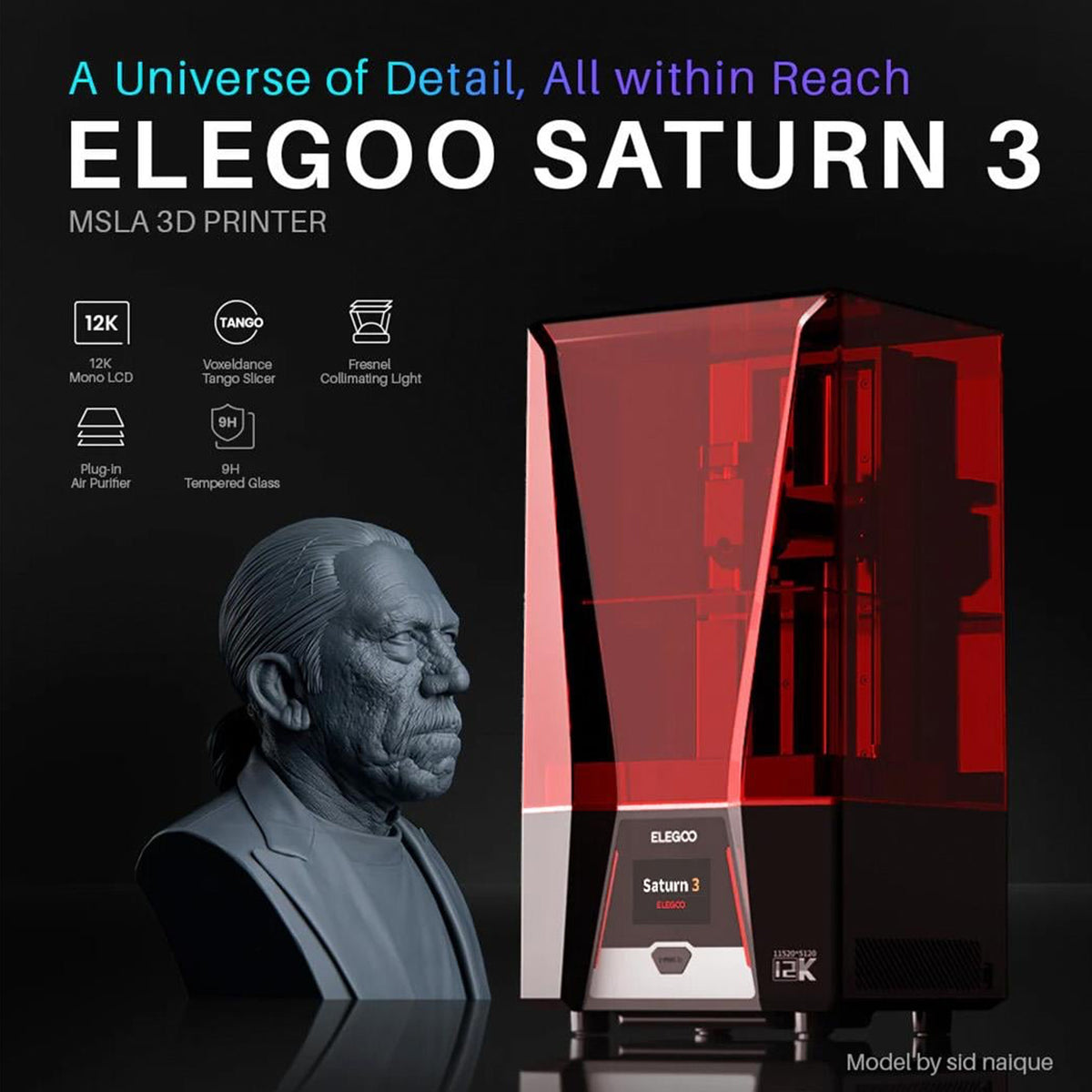 ELEGOO Saturn 3 12K 3D Yazıcı