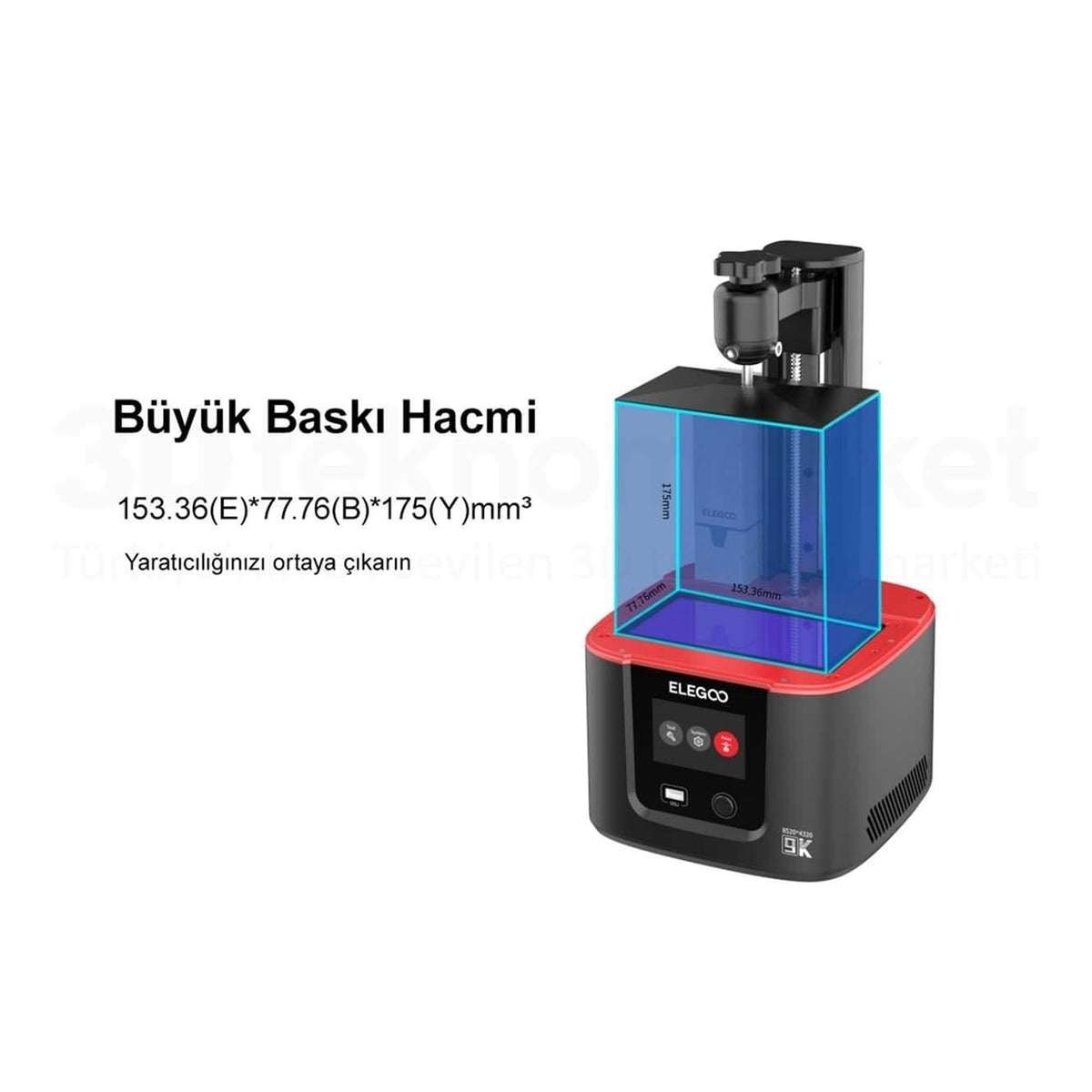 Elegoo Mars 4 9K 3D Yazıcı