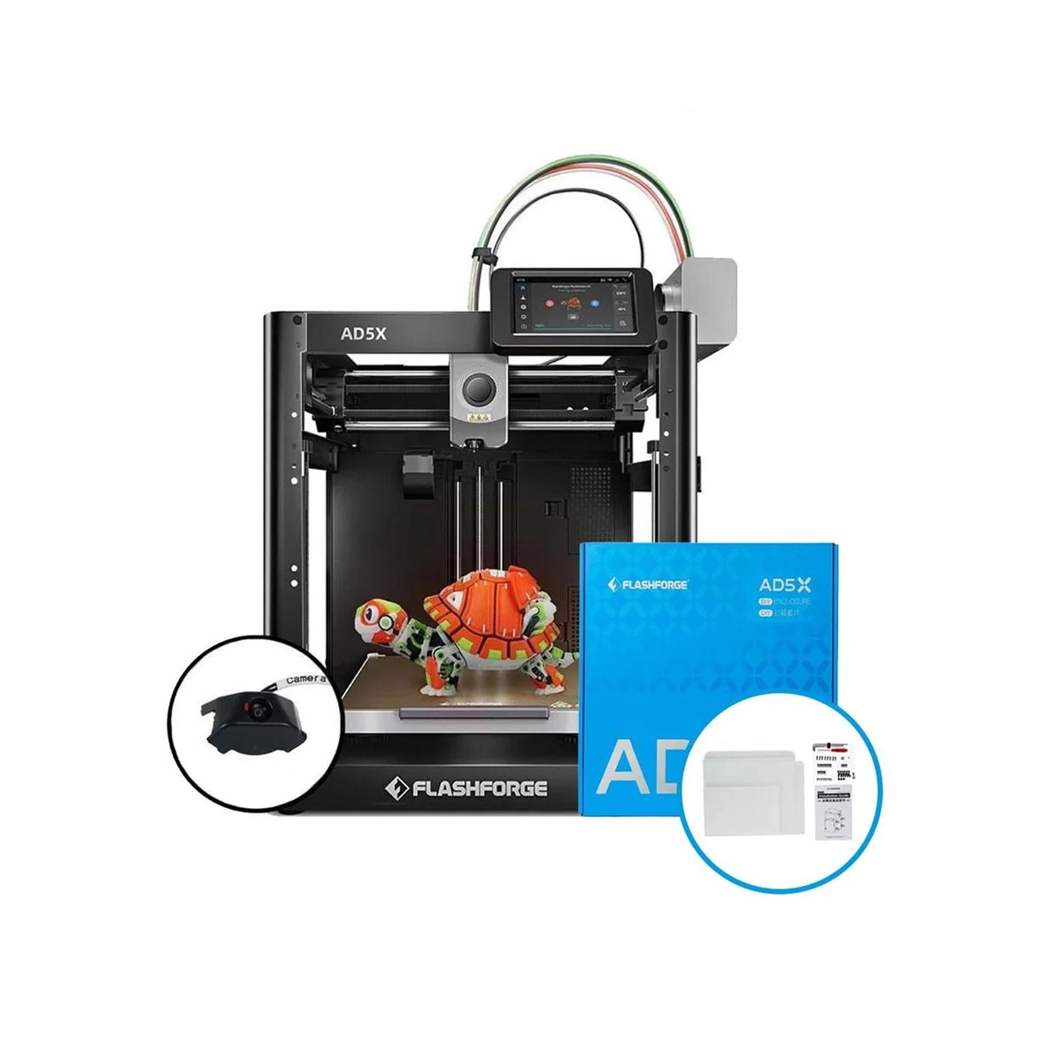 FLASHFORGE Adventurer 5X & Enclosed Kit Bundle (Kamera Hediyeli)