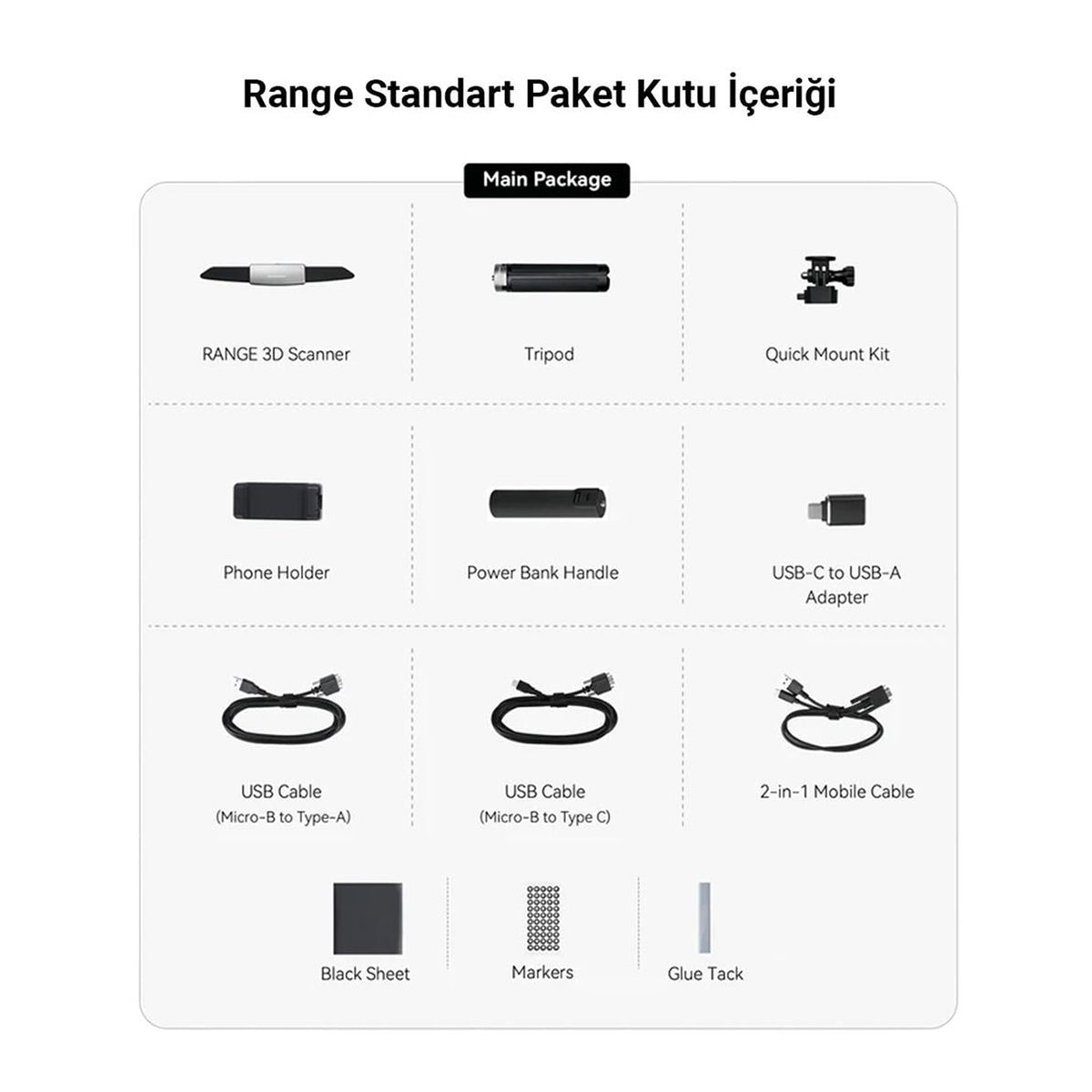 Revopoint RANGE Standard 3D Scanner