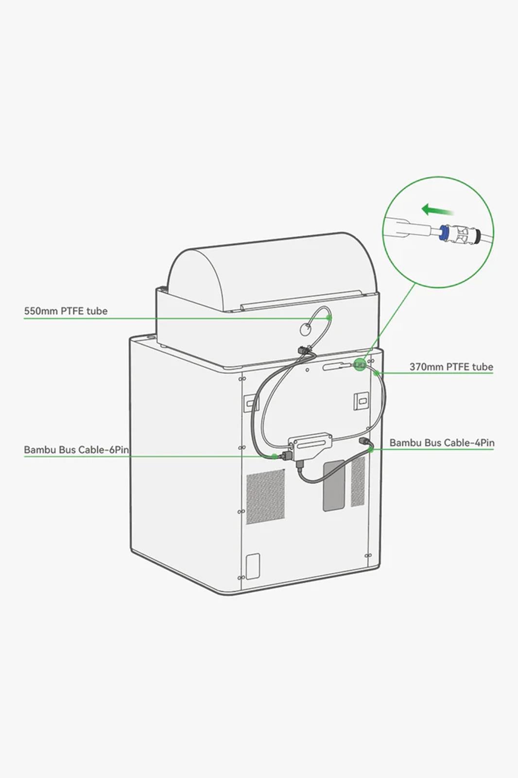 Bambu Lab Filament Buffer P1P-P1S-X1C