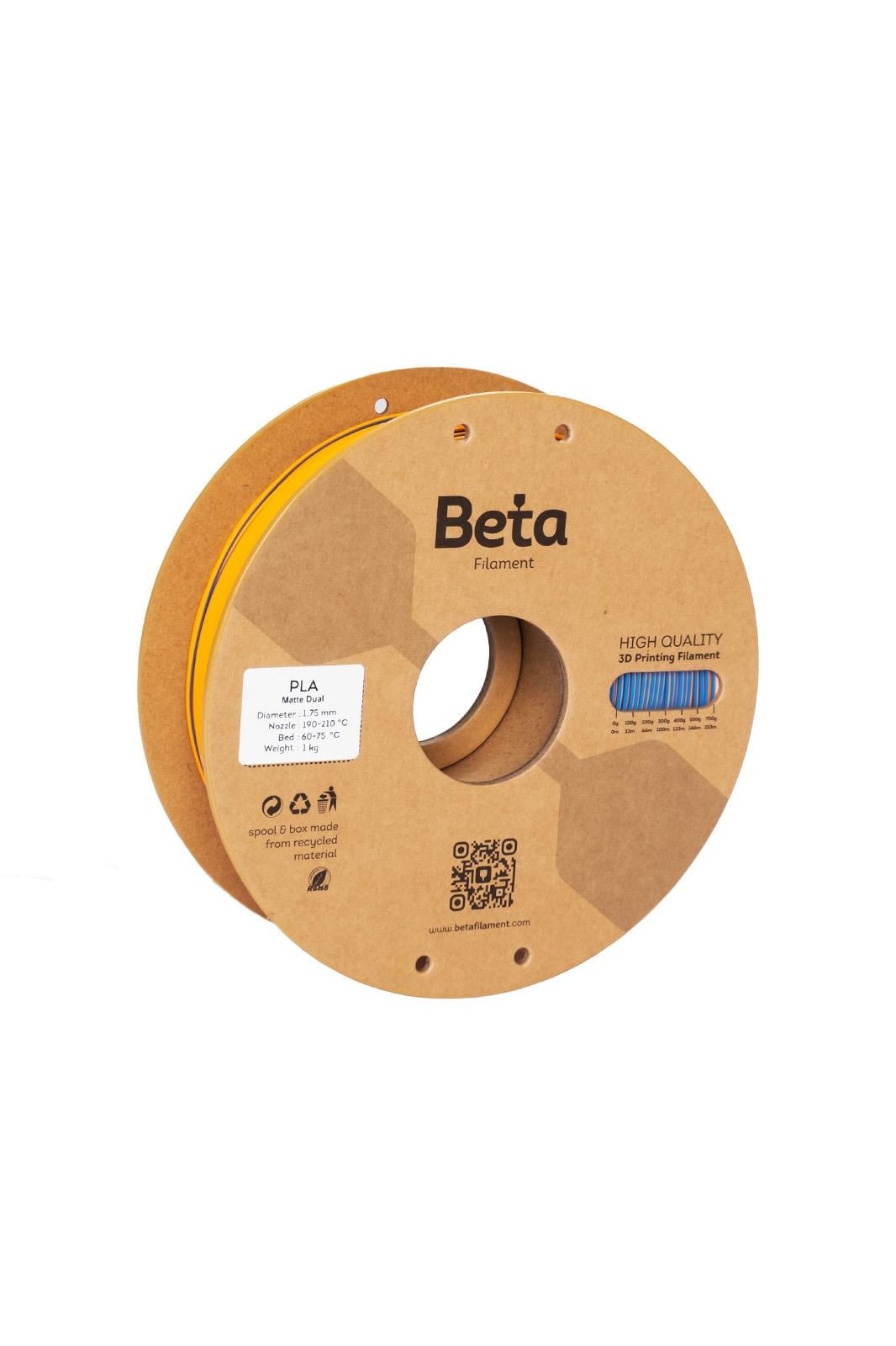Beta PLA Matte Magic Blue-Orange
