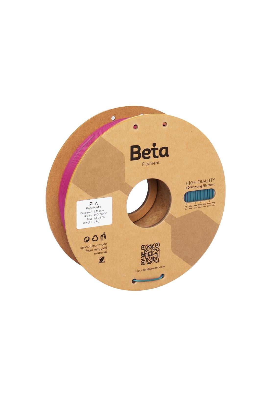 Beta PLA Matte Mystic Blue Green Red