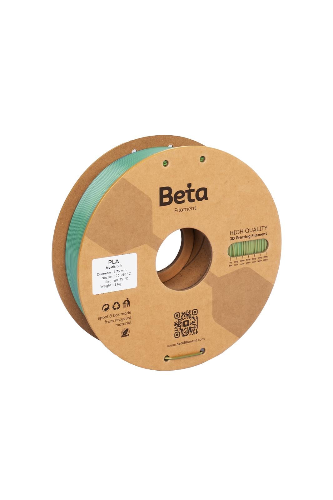 Beta PLA-Mystic Silk Filament Blue Green Gold