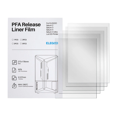 ELEGOO PFA Release Liner Film (FEP 2.0) – 5 Adet