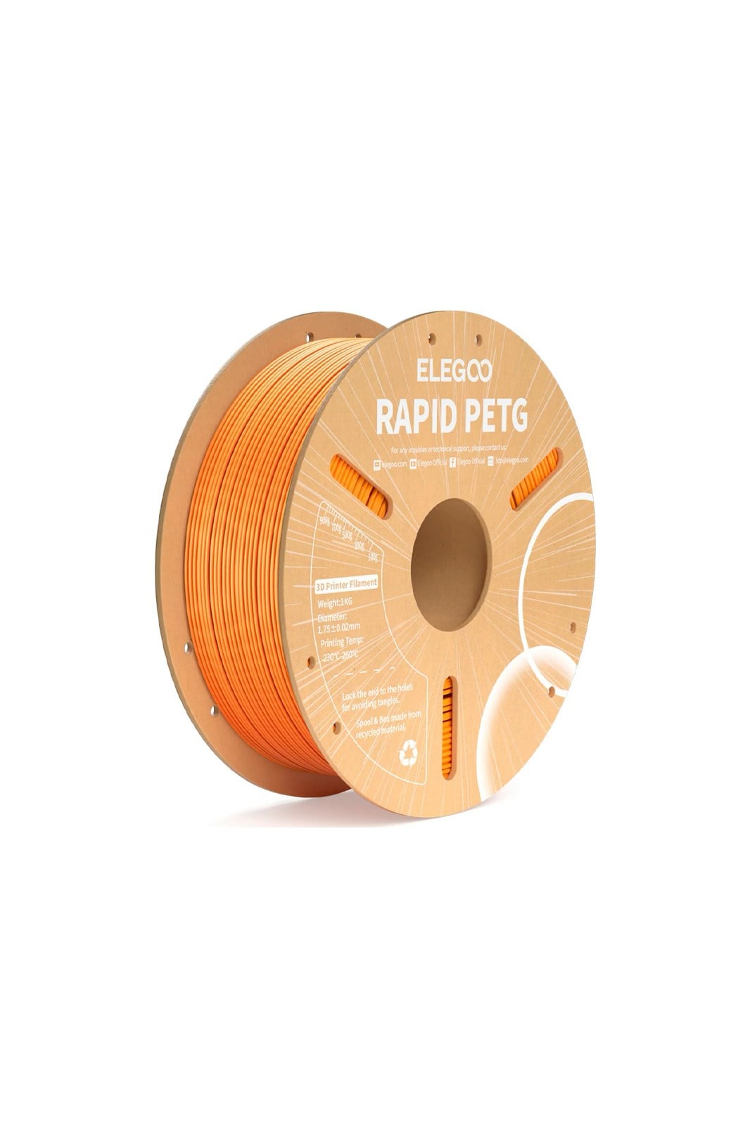 ELEGOO Rapid PETG Filament Orange