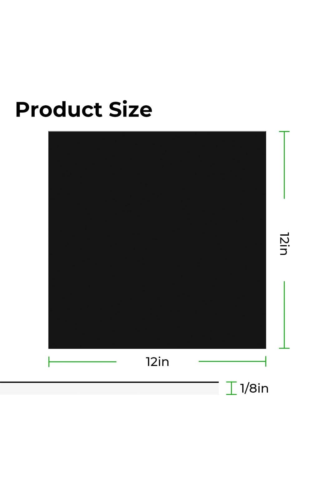 xTool 3mm Black Acrylic 30*30cm 3pcs