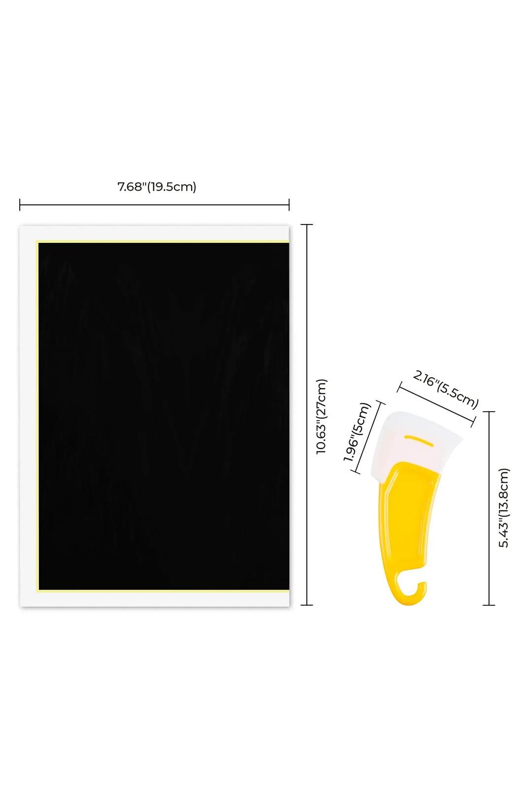 xTool Laser Engraving Paper Black 4pcs