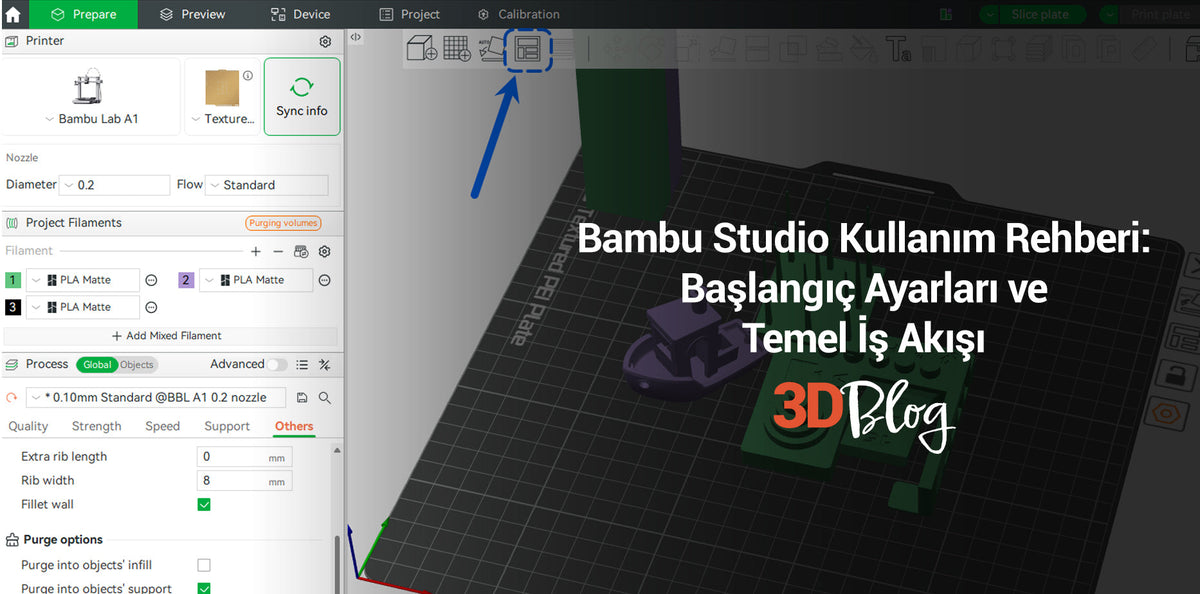 Bambu Studio Kullanım Rehberi: Başlangıç Ayarları ve Temel İş Akışı