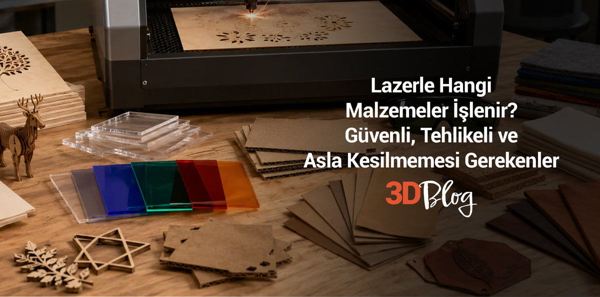 Lazerle Hangi Malzemeler İşlenir? Güvenli, Tehlikeli ve Asla Kesilmemesi Gerekenler