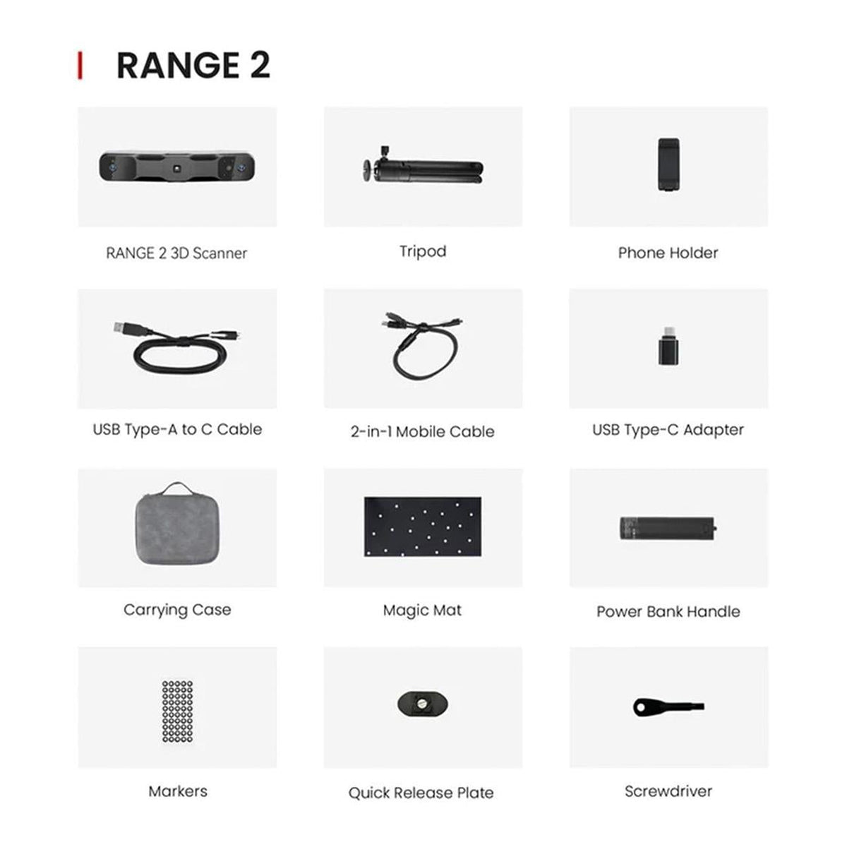 Revopoint RANGE 2 Standard 3D Scanner