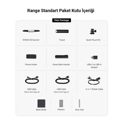 Revopoint RANGE Standard 3D Scanner