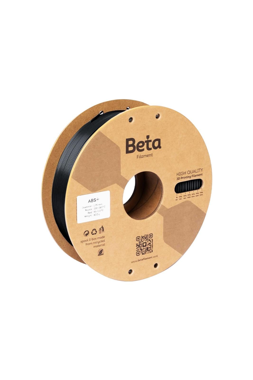 Beta ABS+ Filament Black
