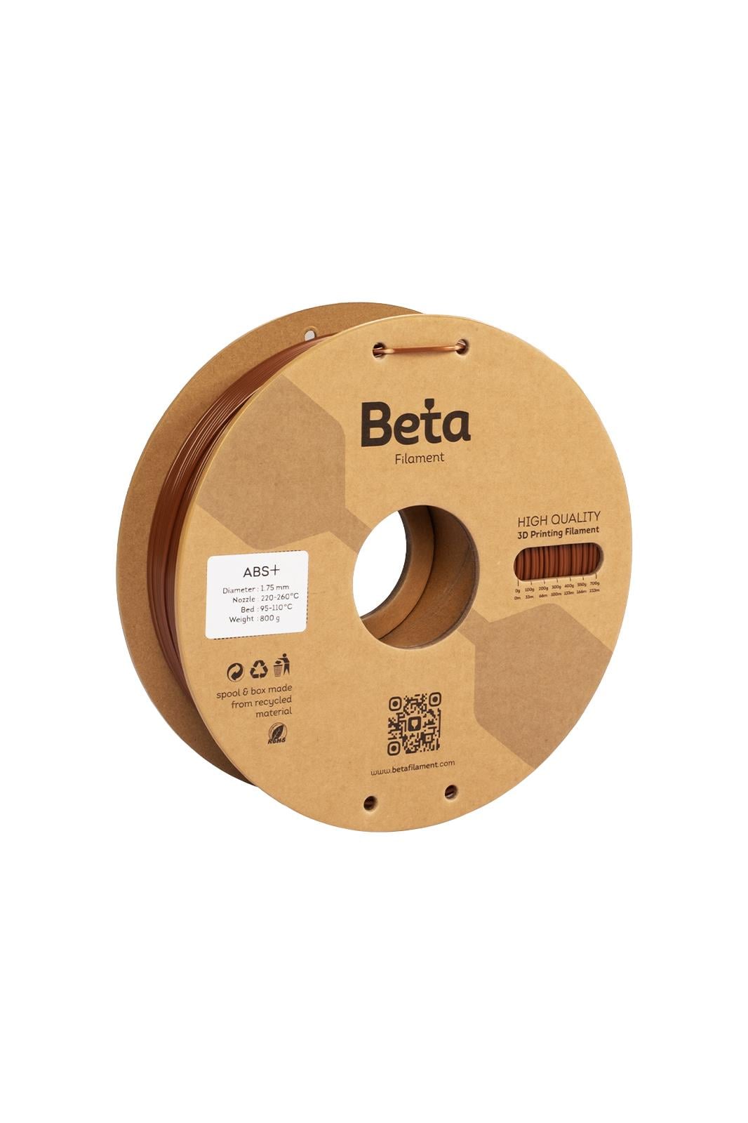 Beta ABS+ Filament Coffee