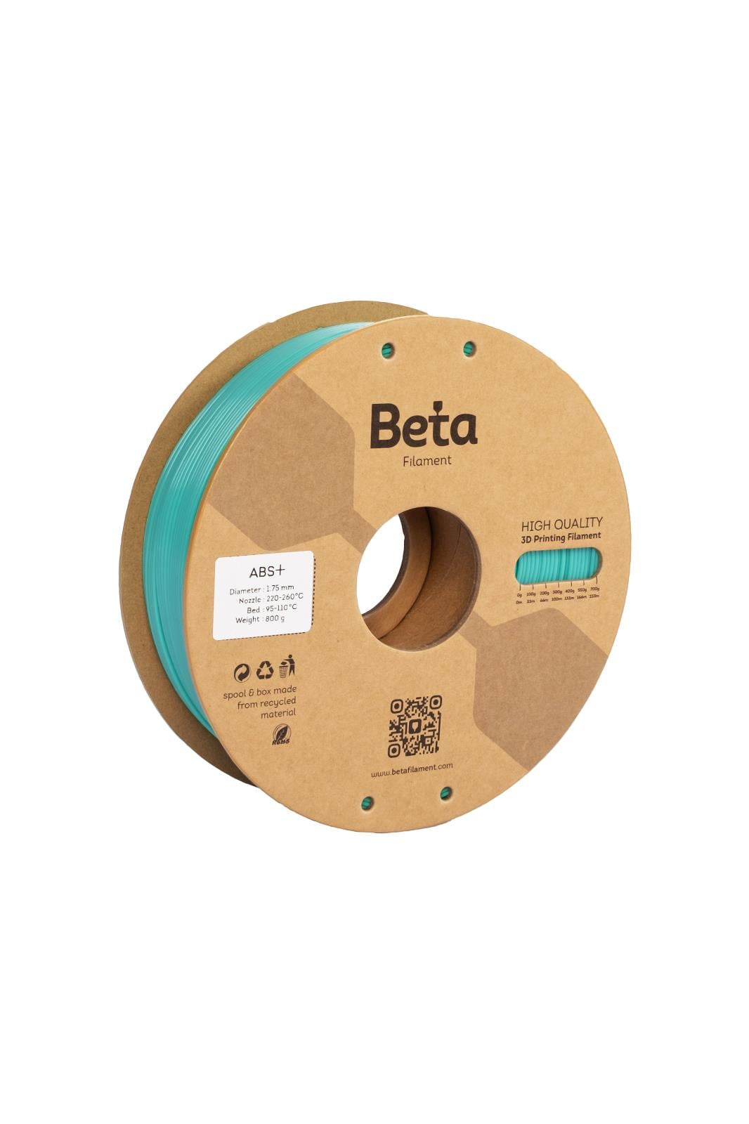 Beta ABS+ Filament Mint Green