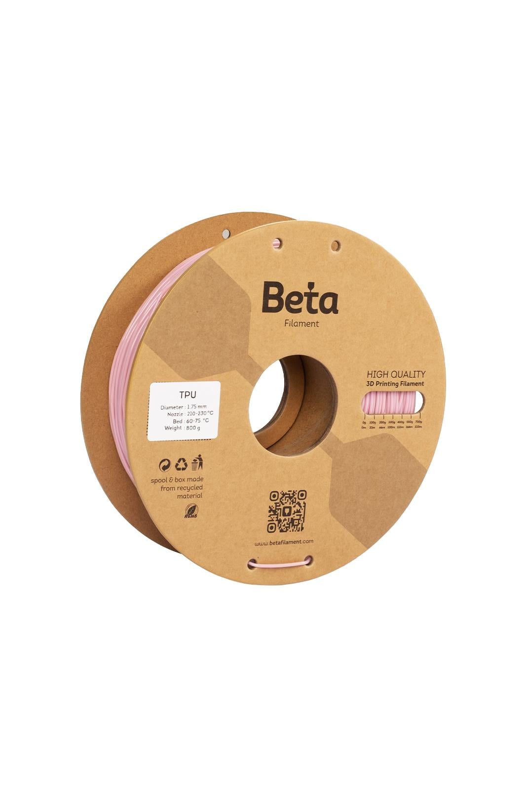 Beta TPU 95A Filament Pink