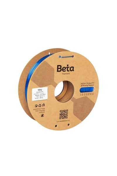 Beta TPU 95A Filament Transparent Klein Blue