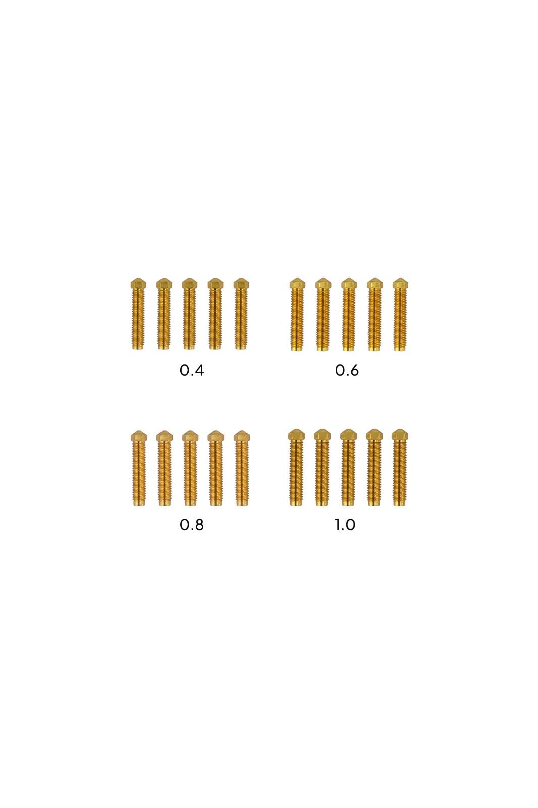 ELEGOO Orangestorm Giga Nozzle Kit (20 Pcs)