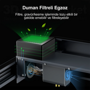 ELEGOO Phecda 20 Watt Lazer Gravür ve Kesici Paket 2