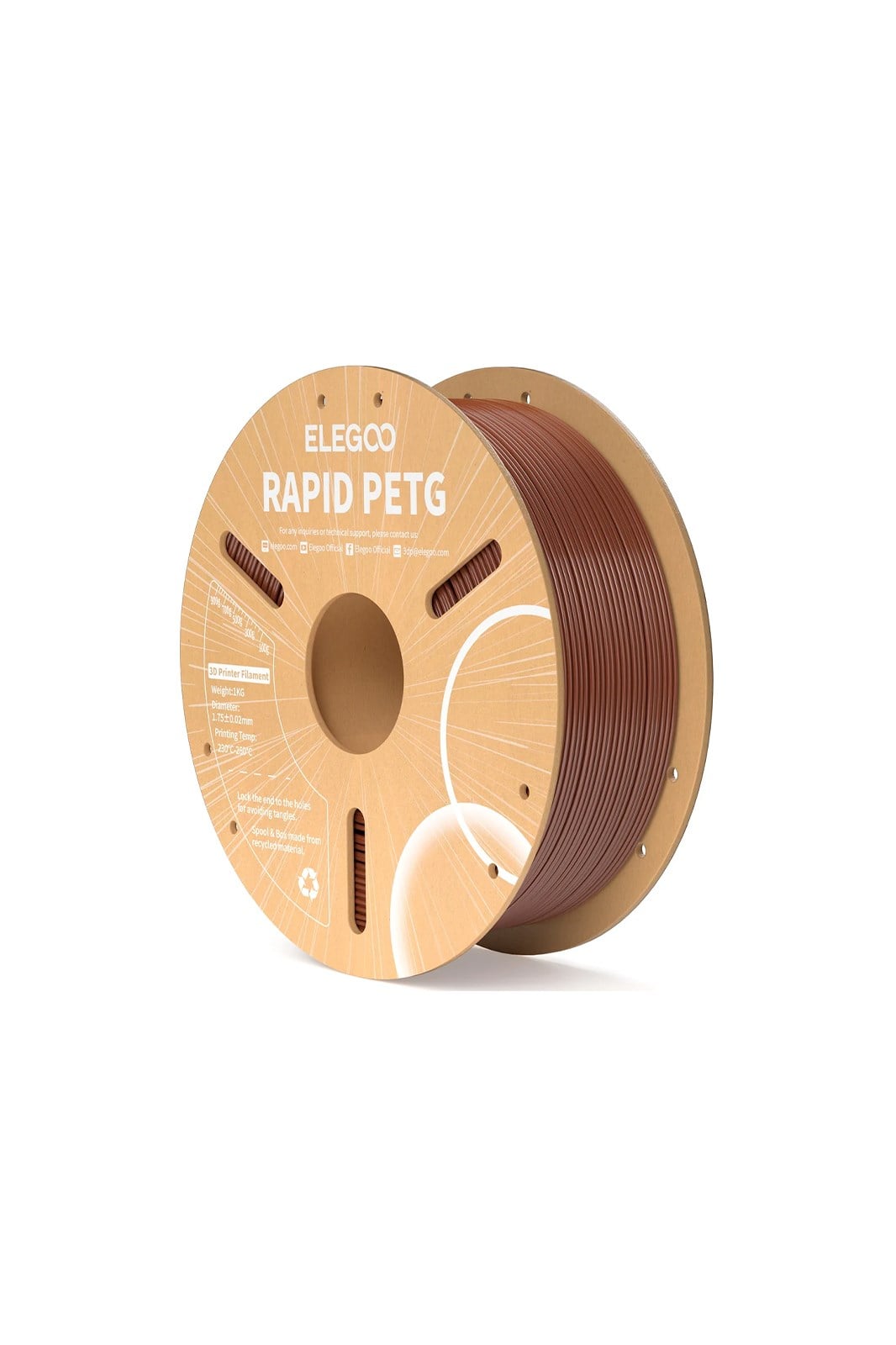 ELEGOO Rapid PETG Filament Brown