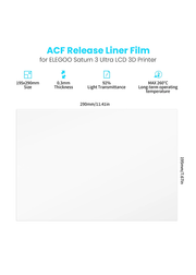 ELEGOO ACF Film 5 Adet- Saturn 3 Ultra