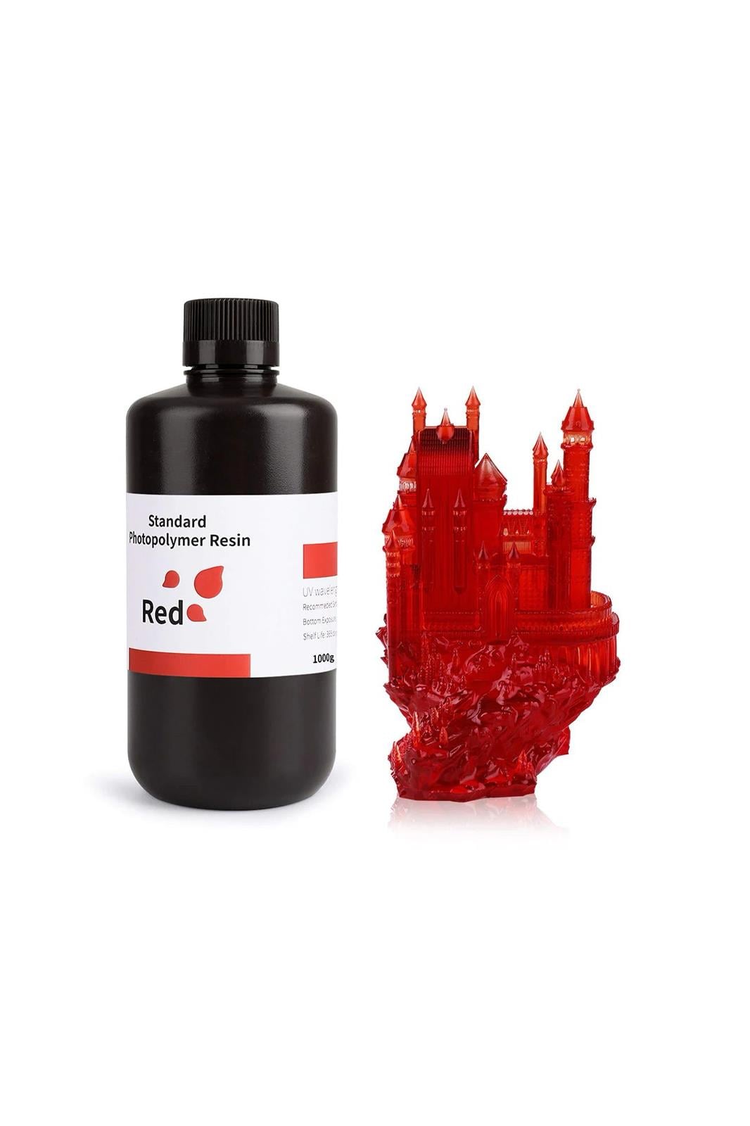 ELEGOO Standart Fotopolimer Reçine Red 1 Kg