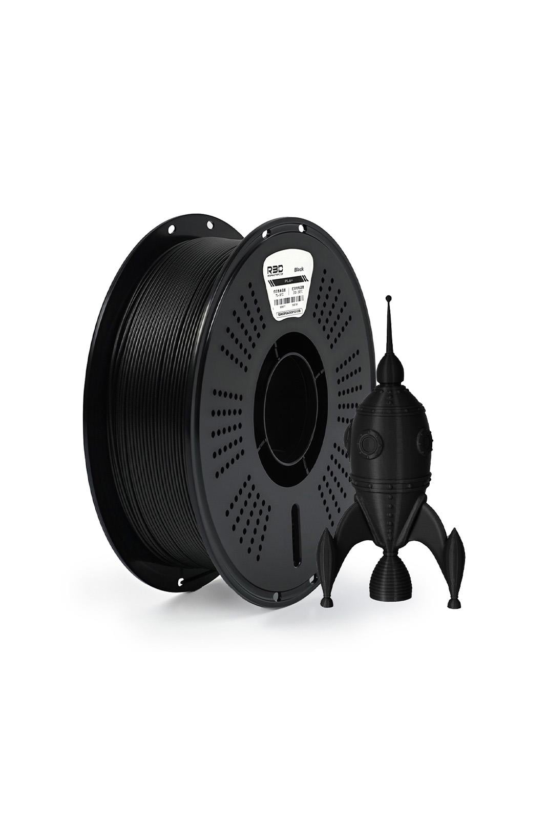 R3D PLA+ Filament Black