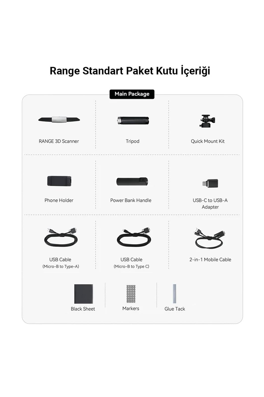 Revopoint RANGE Standard 3D Scanner