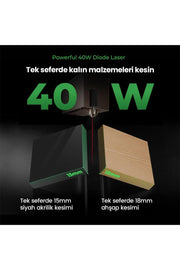 xTool S1 40W Dark Deluxe Lazer Cihazı